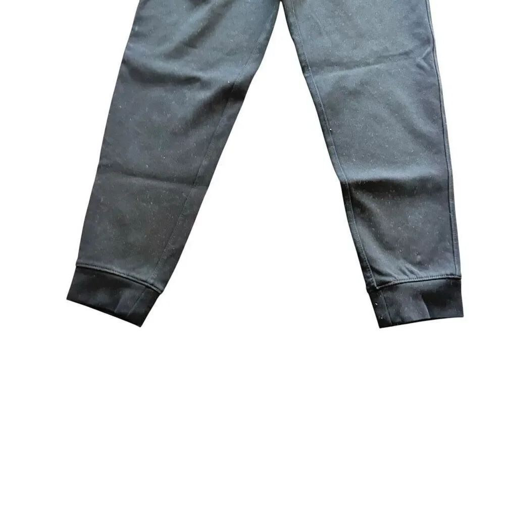 Old Navy Black Active Dynamic Fleece Pockets Pull on Pants Sz M (8) #2495